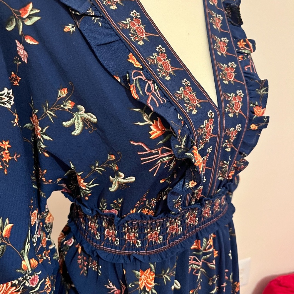 Floral Navy Dress